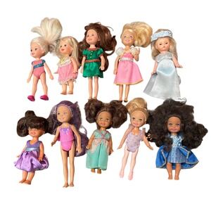 Mattel Barbie‎ Doll Lot Skipper Stacie Chelsea vintage lot 90s